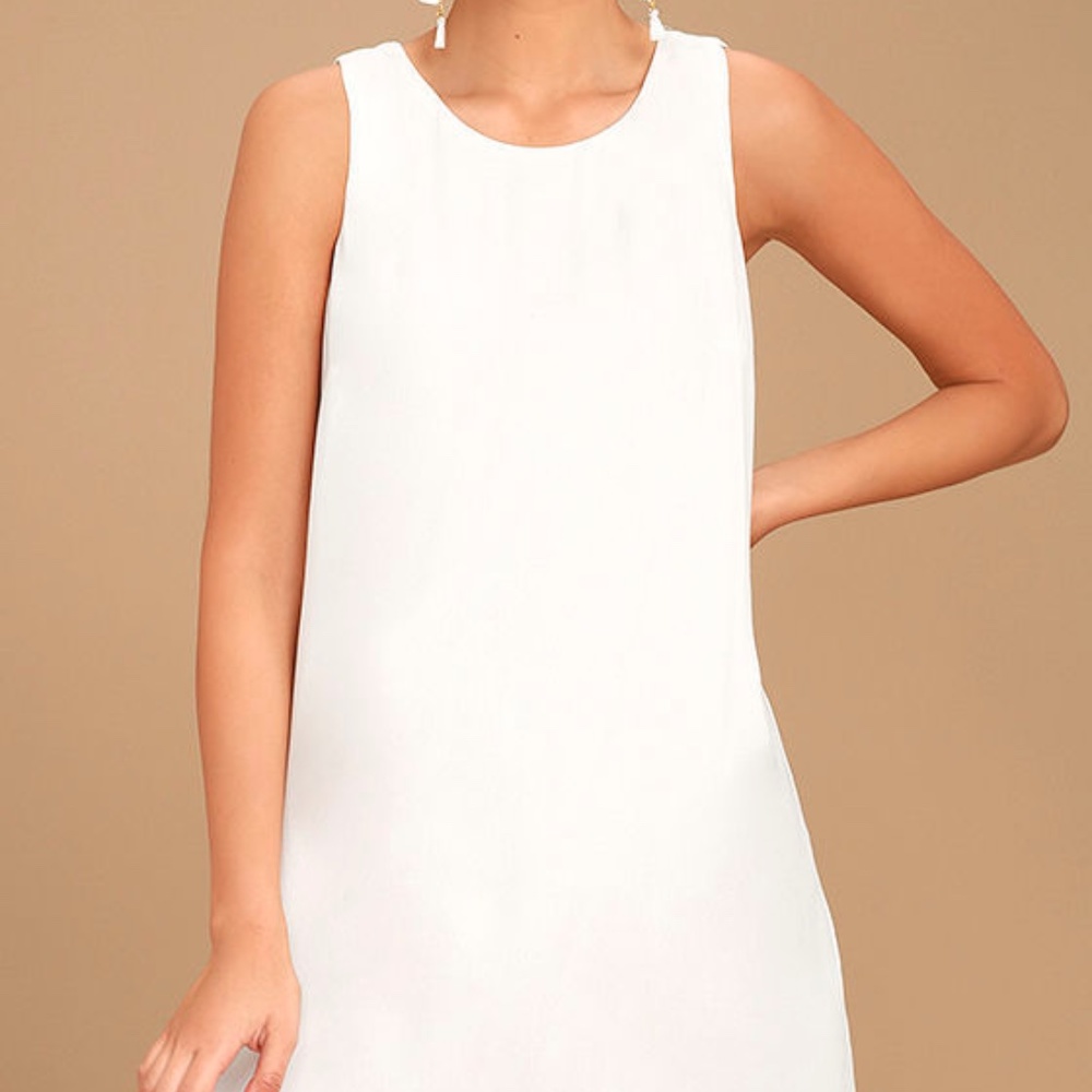 White Shift Dress